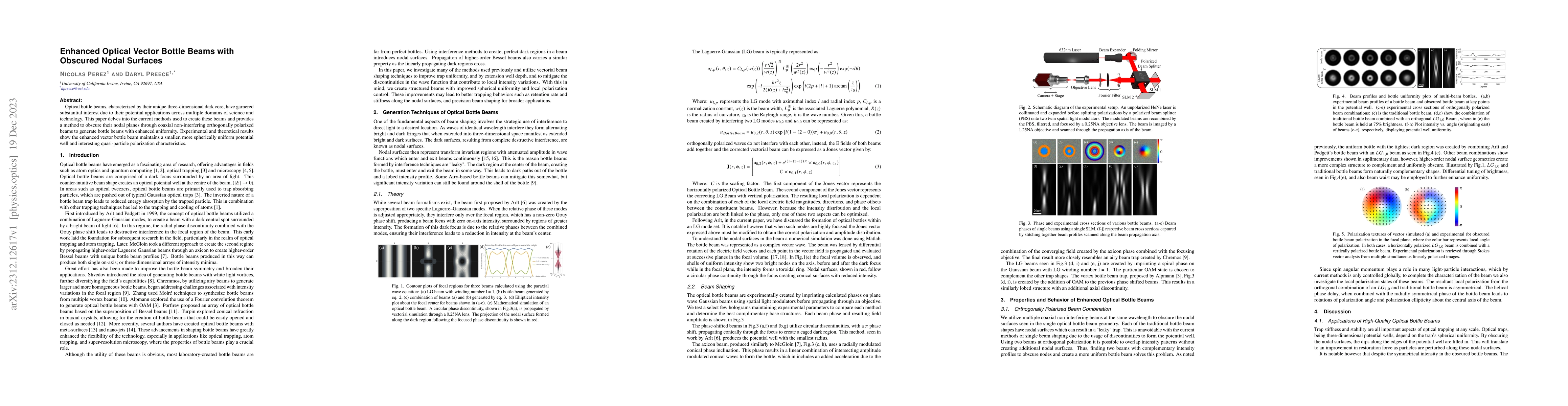Thumbnail for Enhanced optical vector bottle beams with obscured nodal surfaces