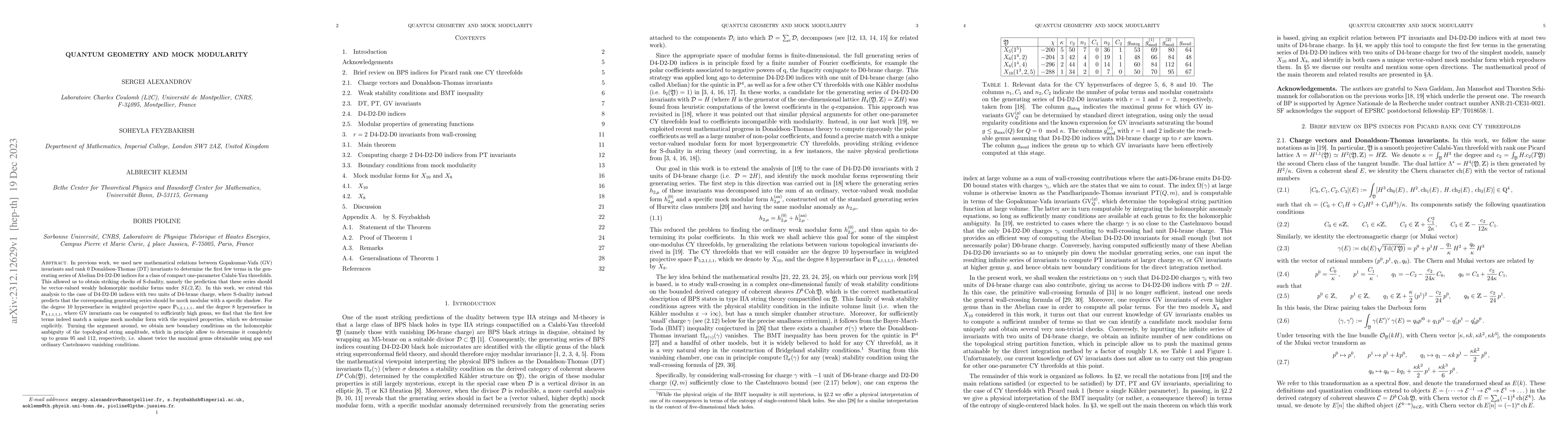 Thumbnail for Quantum geometry and mock modularity