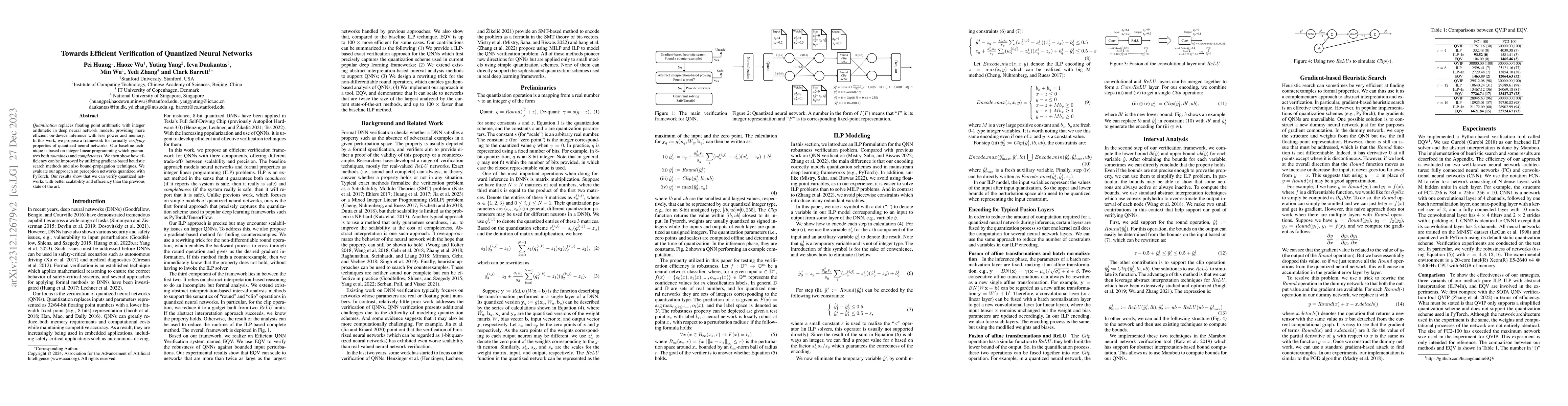 Thumbnail for Towards Efficient Verification of Quantized Neural Networks