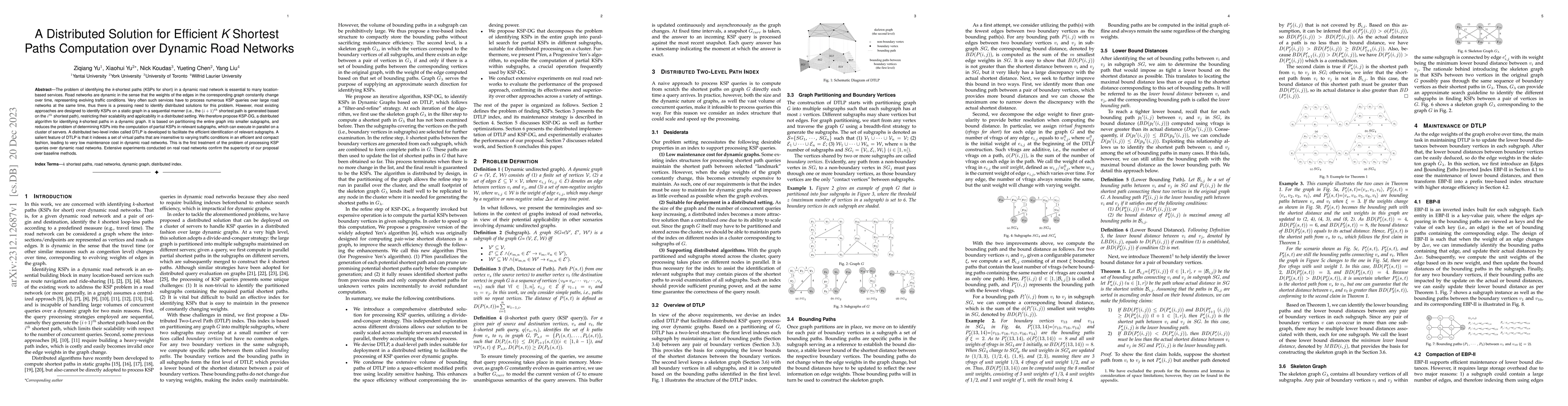 Thumbnail for A Distributed Solution for Efficient K Shortest Paths Computation over
  Dynamic Road Networks
