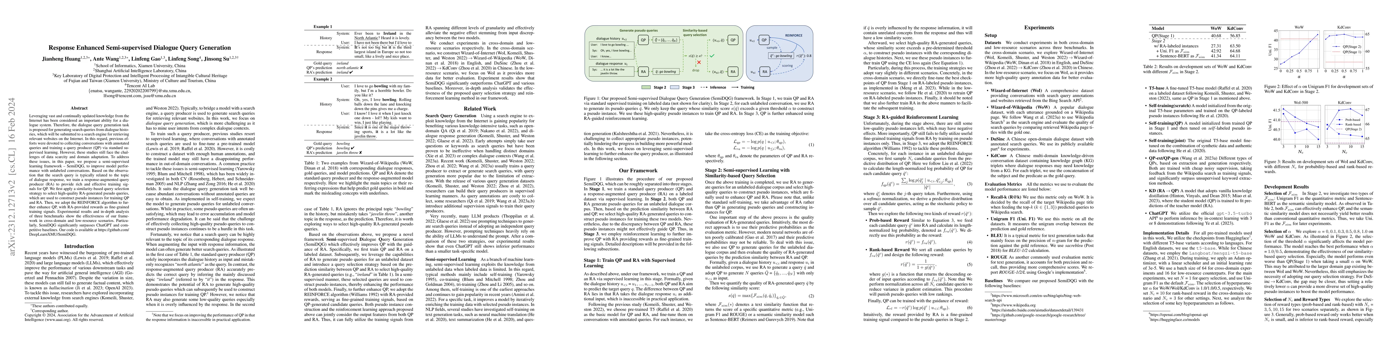 Thumbnail for Response Enhanced Semi-supervised Dialogue Query Generation