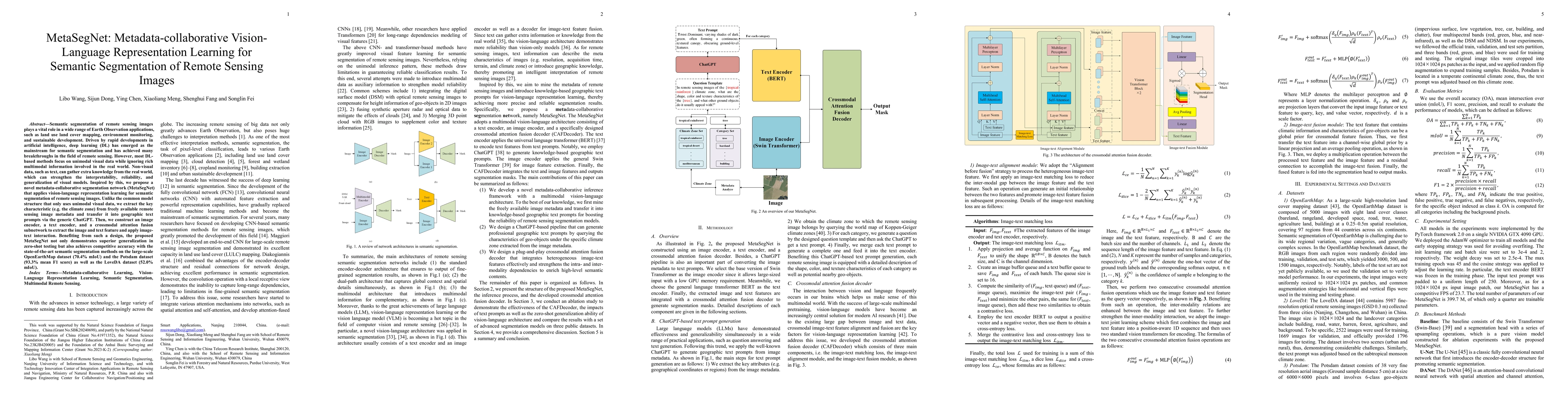 Thumbnail for MetaSegNet: Metadata-collaborative Vision-Language Representation
  Learning for Semantic Segmentation of Remote Sensing Images