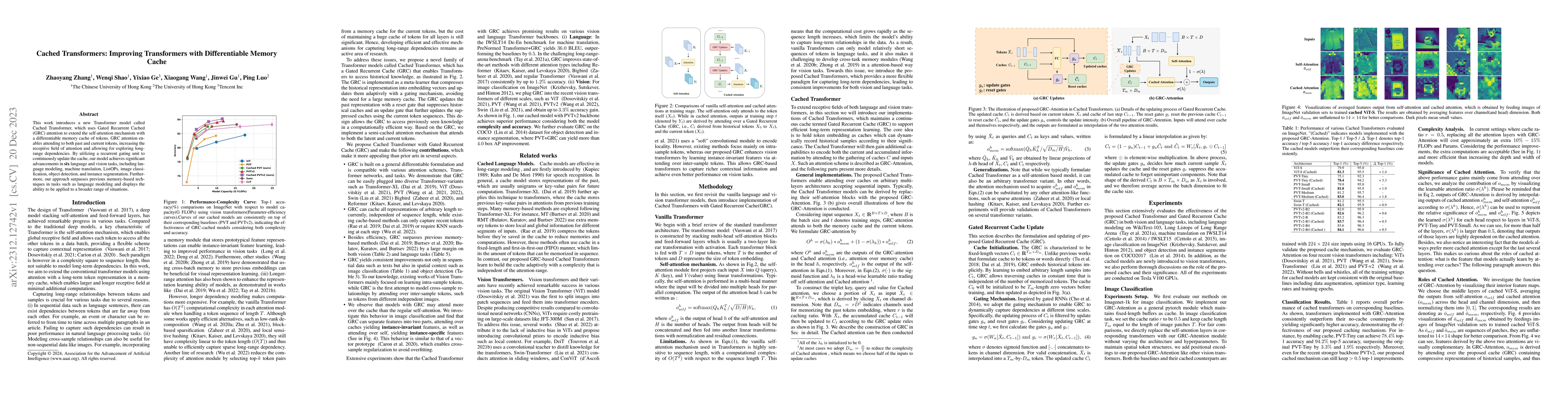 Thumbnail for Cached Transformers: Improving Transformers with Differentiable Memory
  Cache