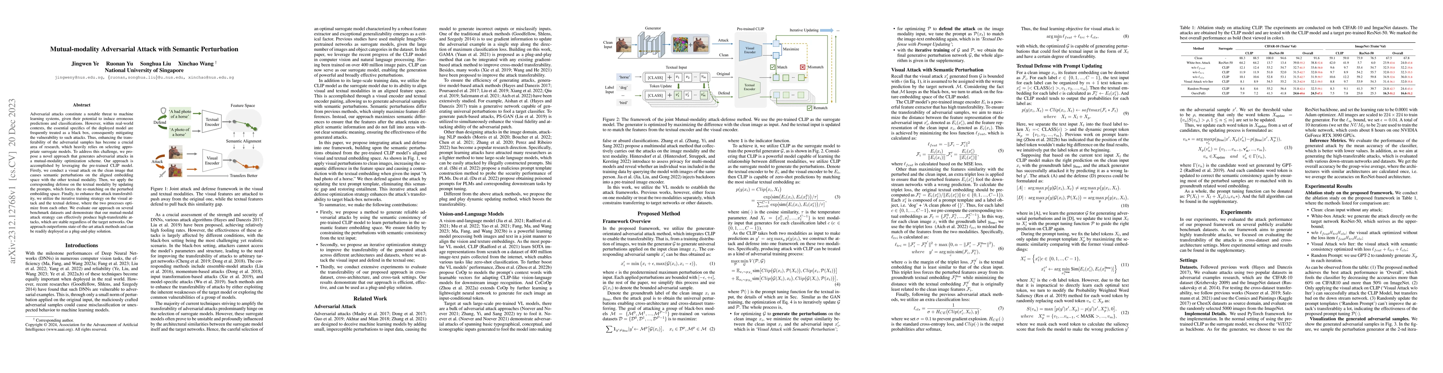 Thumbnail for Mutual-modality Adversarial Attack with Semantic Perturbation