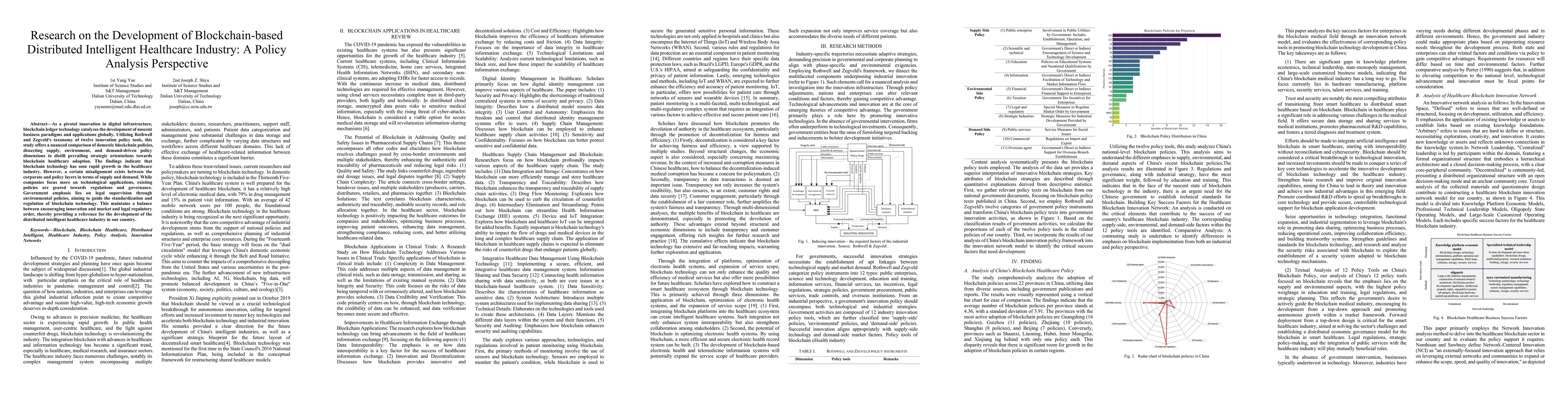 Thumbnail for Research on the Development of Blockchain-based Distributed Intelligent
  Healthcare Industry -- A Policy Analysis Perspective
