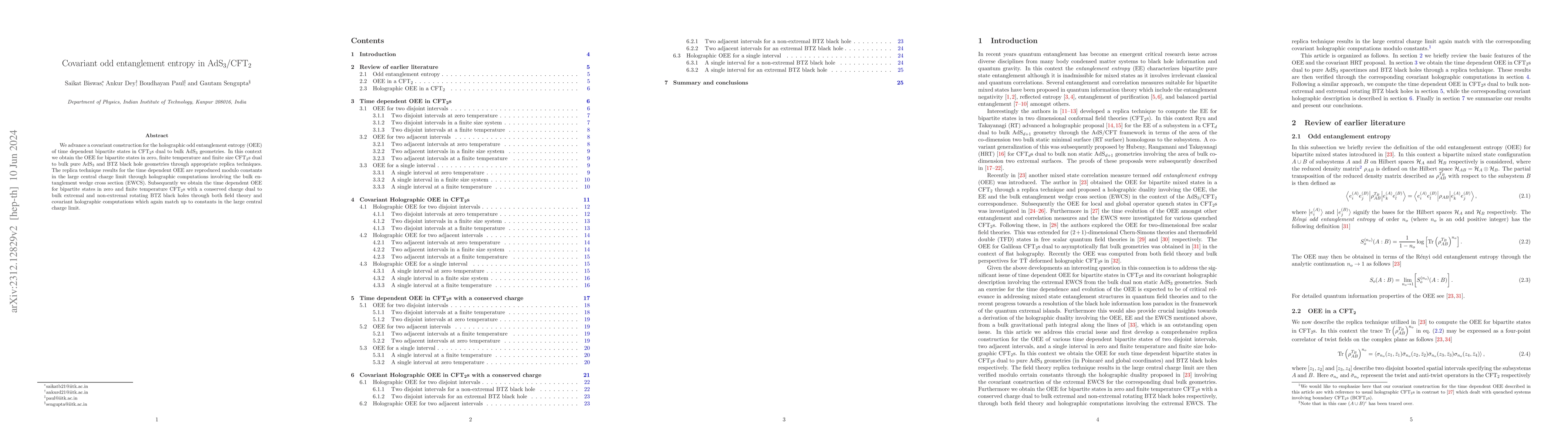 Thumbnail for Covariant odd entanglement entropy in AdS$_3$/CFT$_2$