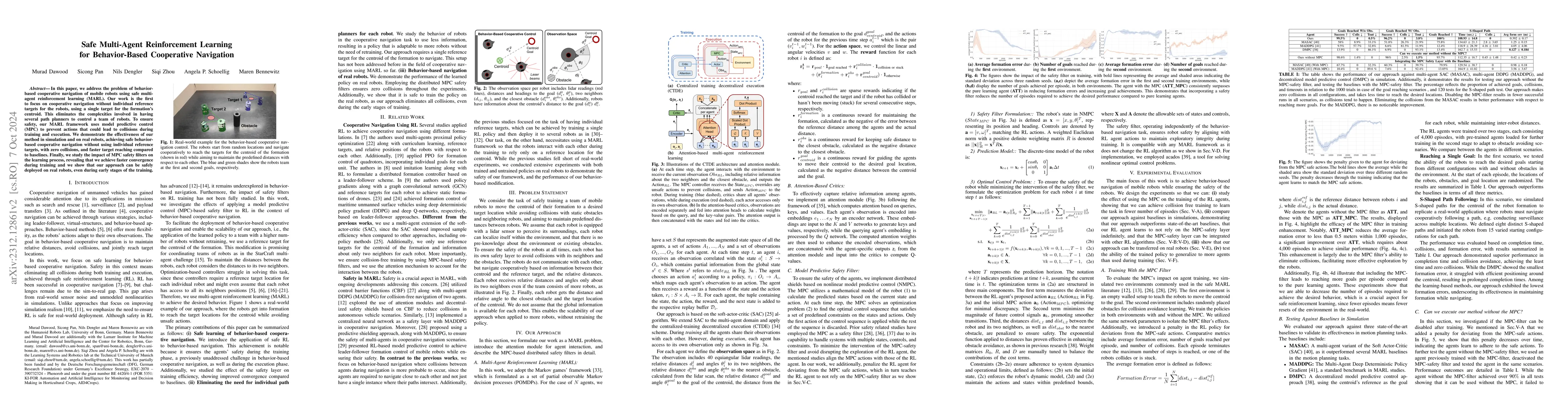 Thumbnail for Safe Multi-Agent Reinforcement Learning for Formation Control without
  Individual Reference Targets