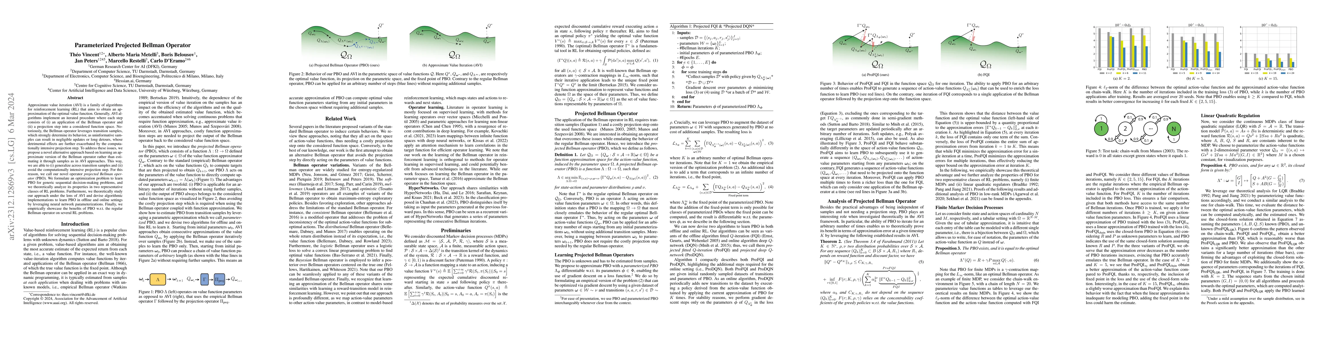 Thumbnail for Parameterized Projected Bellman Operator