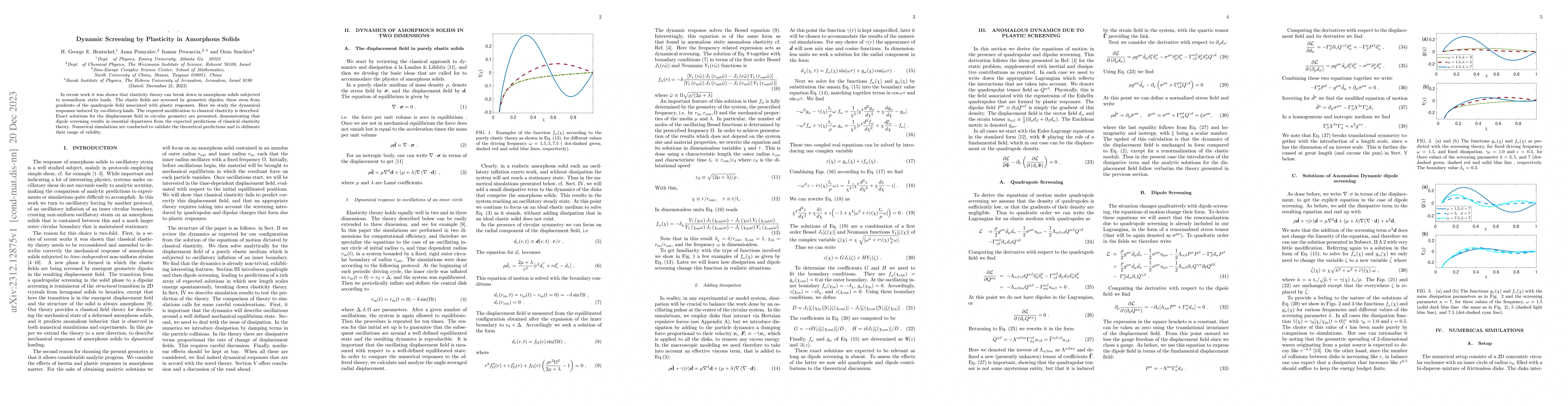 Thumbnail for Dynamic Screening by Plasticity in Amorphous Solids