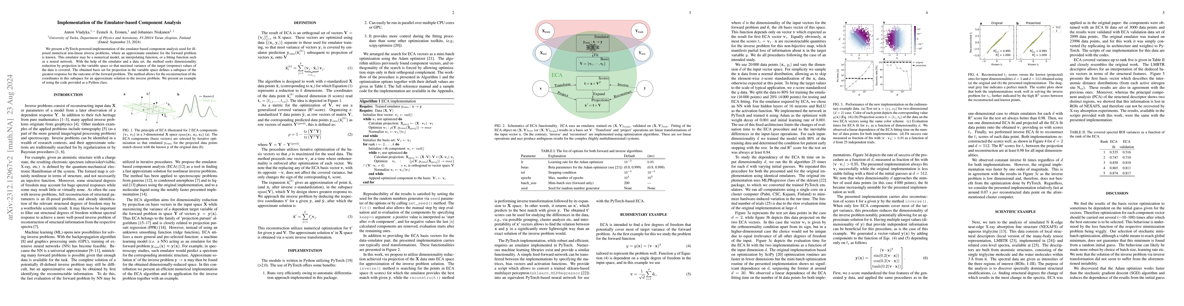 Thumbnail for Implementation of the Emulator-based Component Analysis