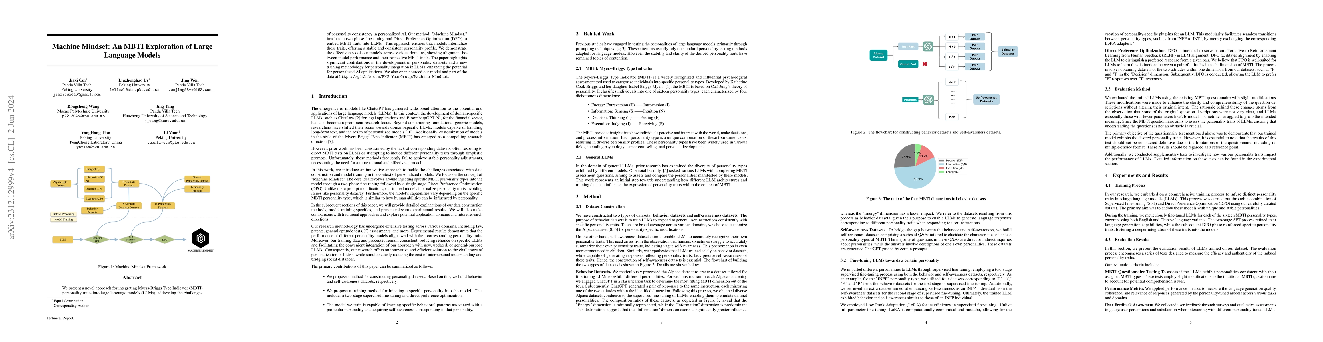 Thumbnail for Machine Mindset: An MBTI Exploration of Large Language Models