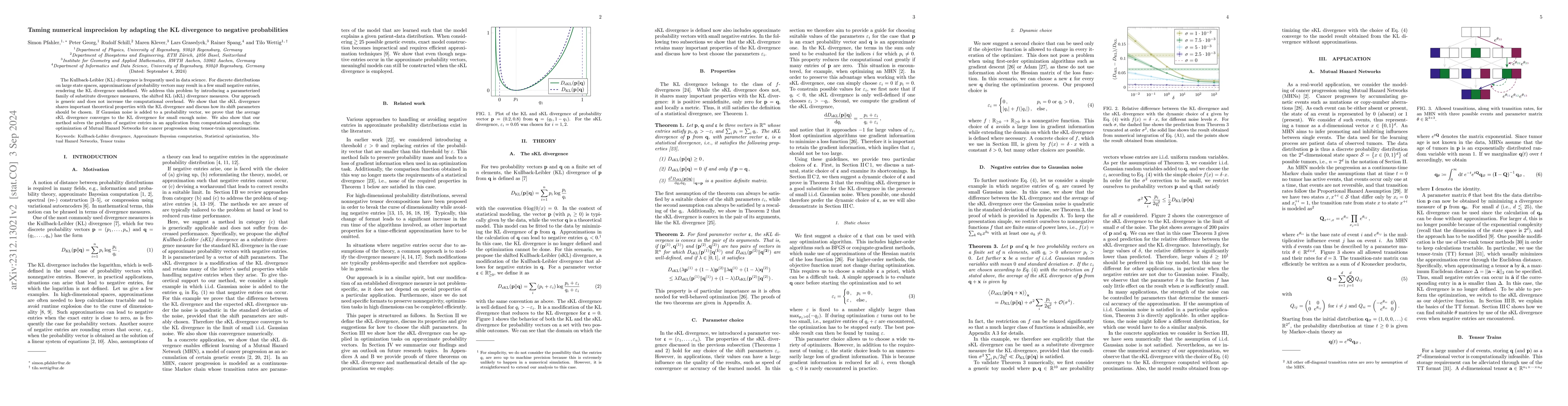 Thumbnail for Taming numerical imprecision by adapting the KL divergence to negative
  probabilities