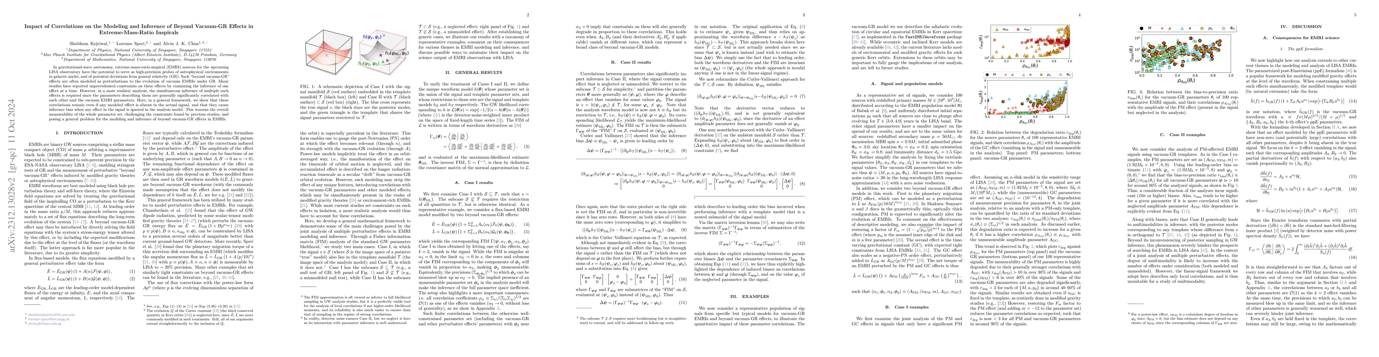 Thumbnail for Impact of Correlations on the Modeling and Inference of Beyond Vacuum-GR
  Effects in Extreme-Mass-Ratio Inspirals