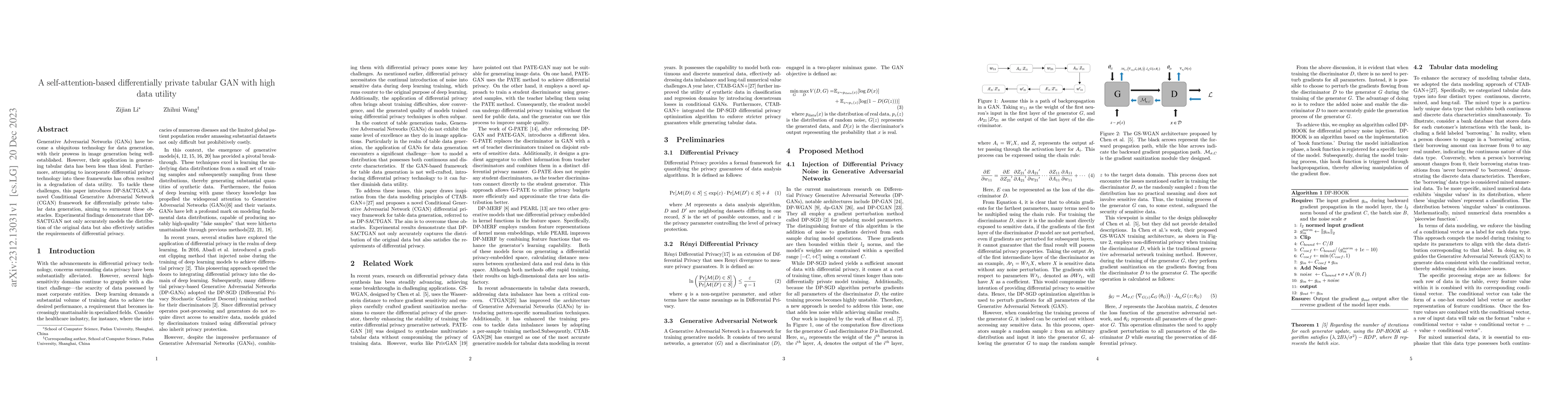 Thumbnail for A self-attention-based differentially private tabular GAN with high data
  utility