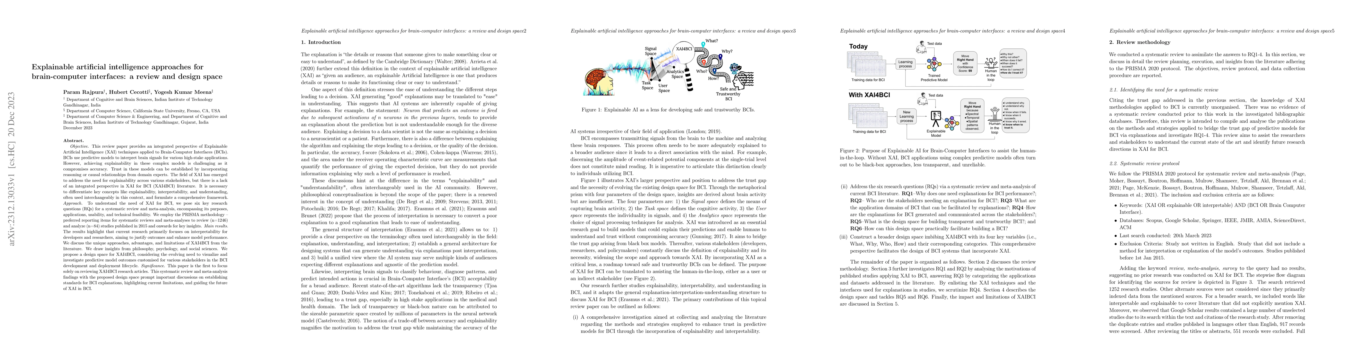 Thumbnail for Explainable artificial intelligence approaches for brain-computer
  interfaces: a review and design space