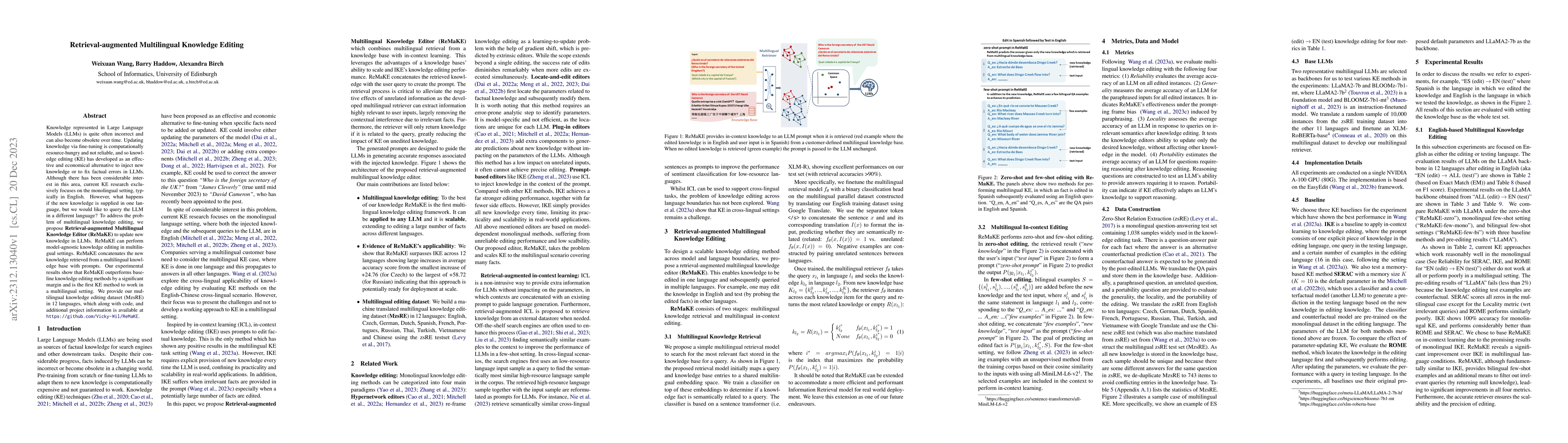 Thumbnail for Retrieval-augmented Multilingual Knowledge Editing
