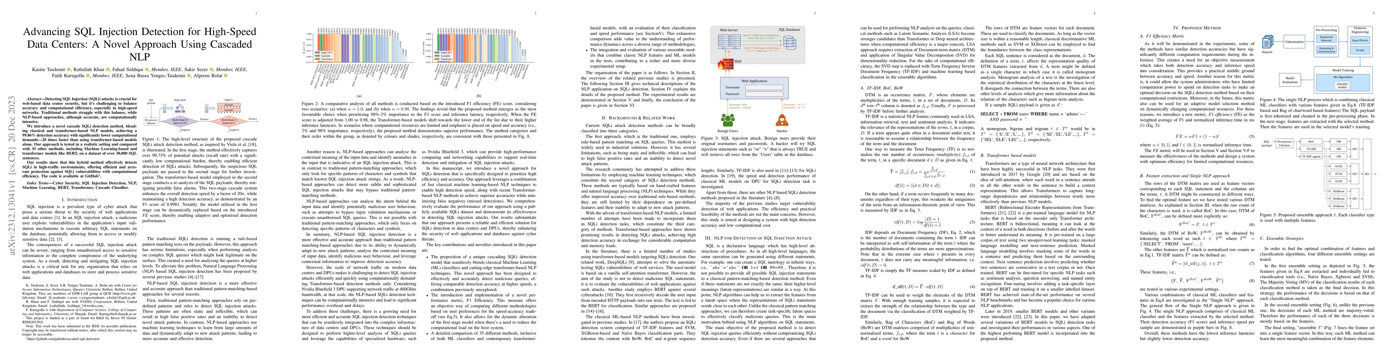 Thumbnail for Advancing SQL Injection Detection for High-Speed Data Centers: A Novel
  Approach Using Cascaded NLP