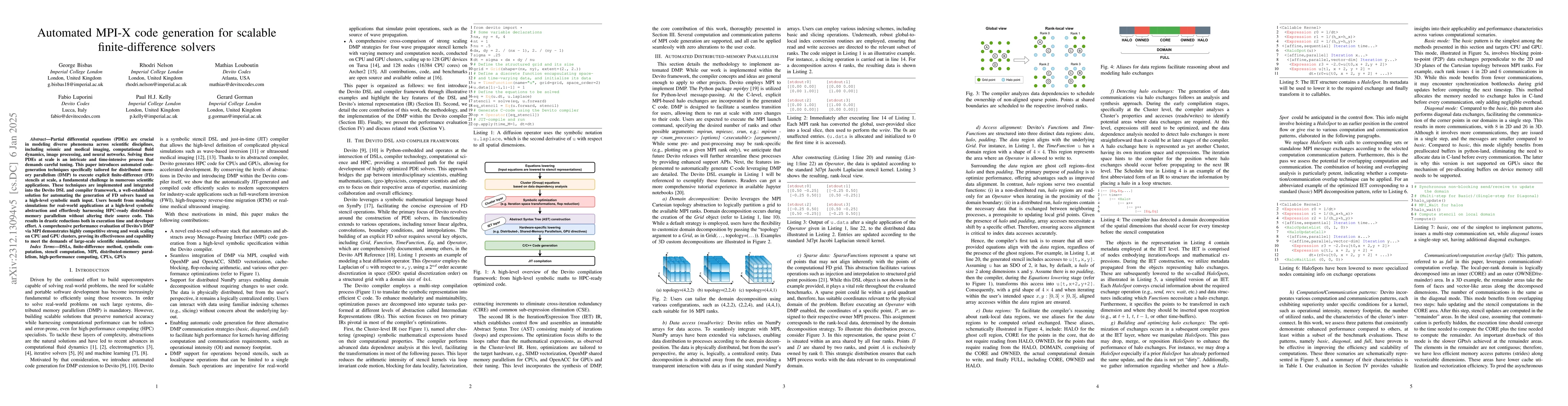 Thumbnail for Automated MPI code generation for scalable finite-difference solvers