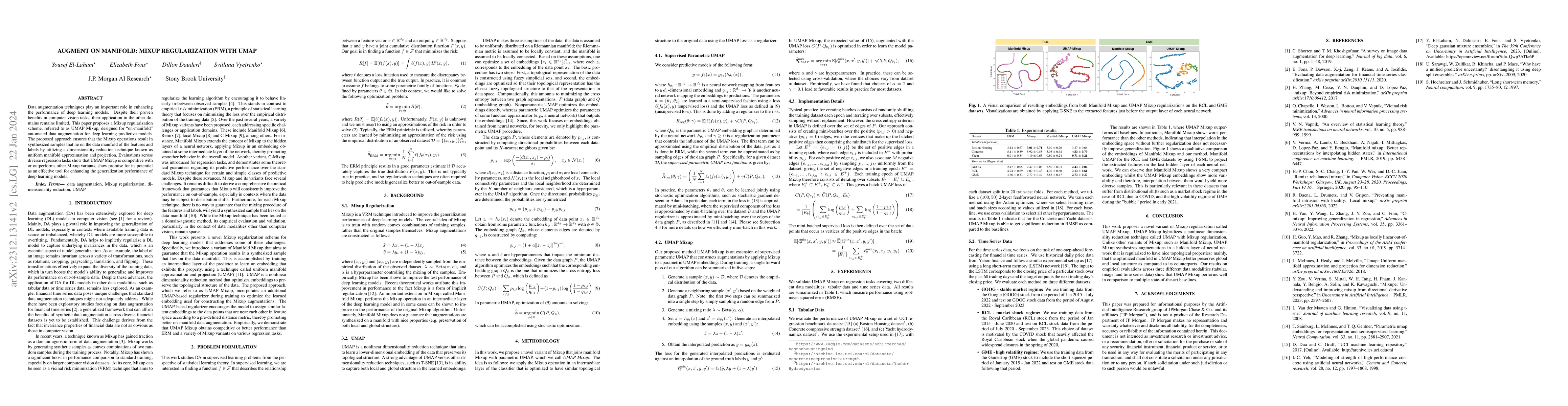 Thumbnail for Augment on Manifold: Mixup Regularization with UMAP
