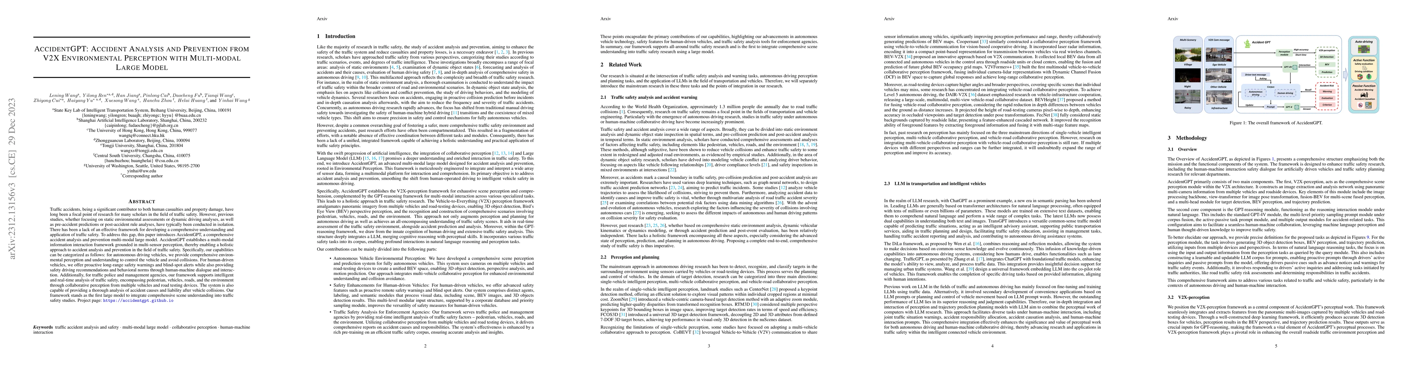 Thumbnail for AccidentGPT: Accident Analysis and Prevention from V2X Environmental
  Perception with Multi-modal Large Model
