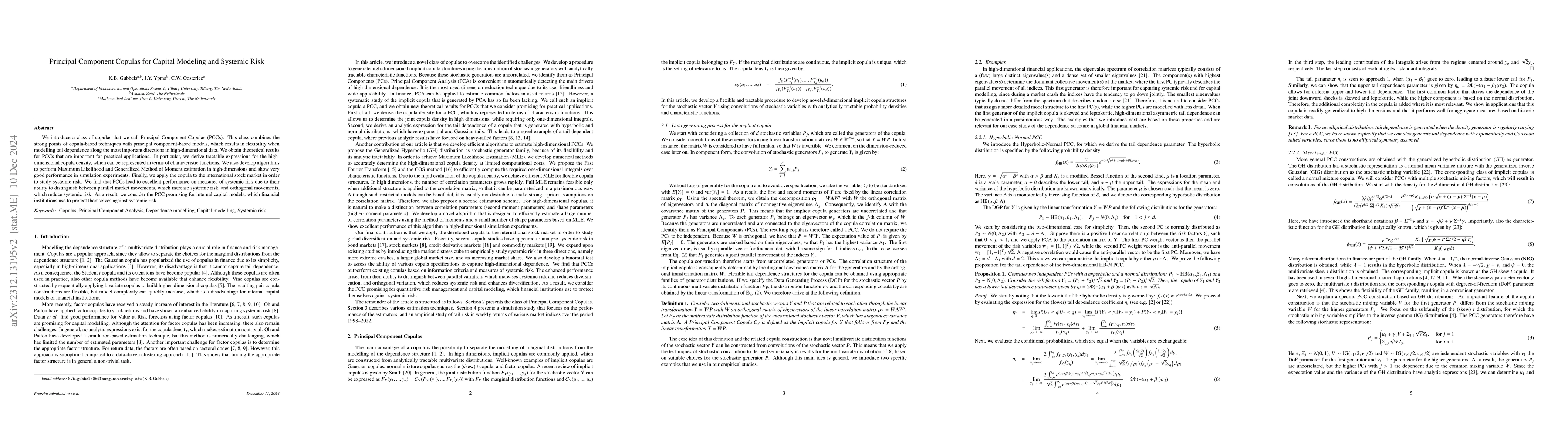 Thumbnail for Principal Component Copulas for Capital Modelling