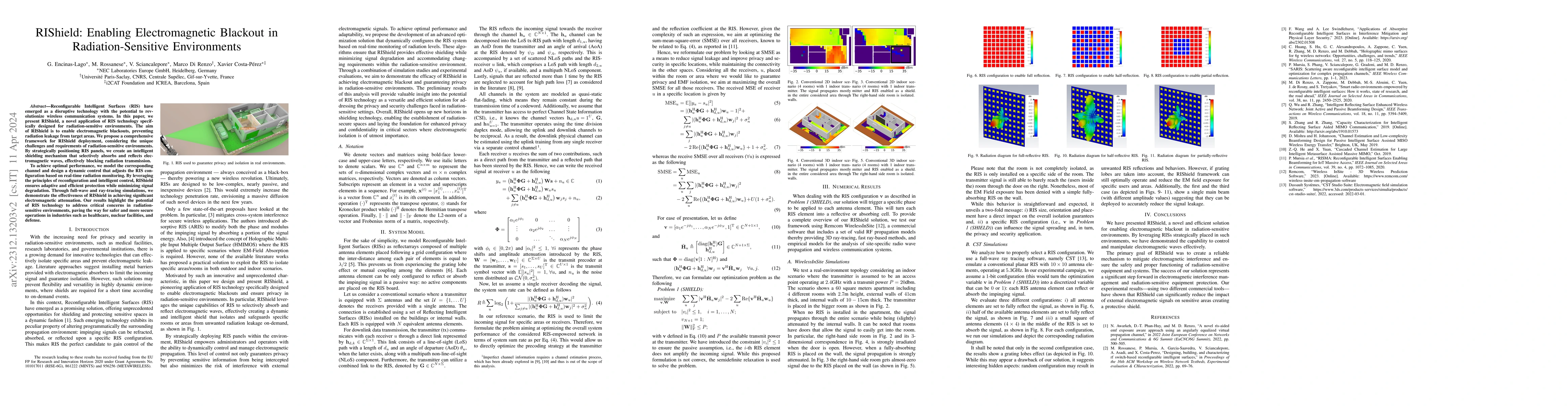 Thumbnail for RIShield: Enabling Electromagnetic Blackout in Radiation-Sensitive
  Environments