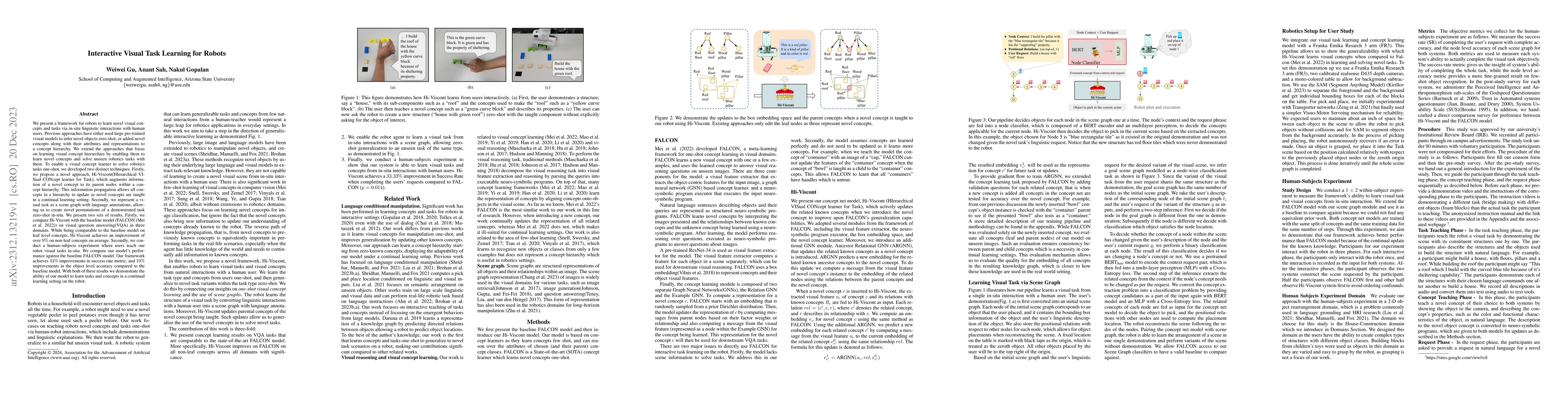 Thumbnail for Interactive Visual Task Learning for Robots