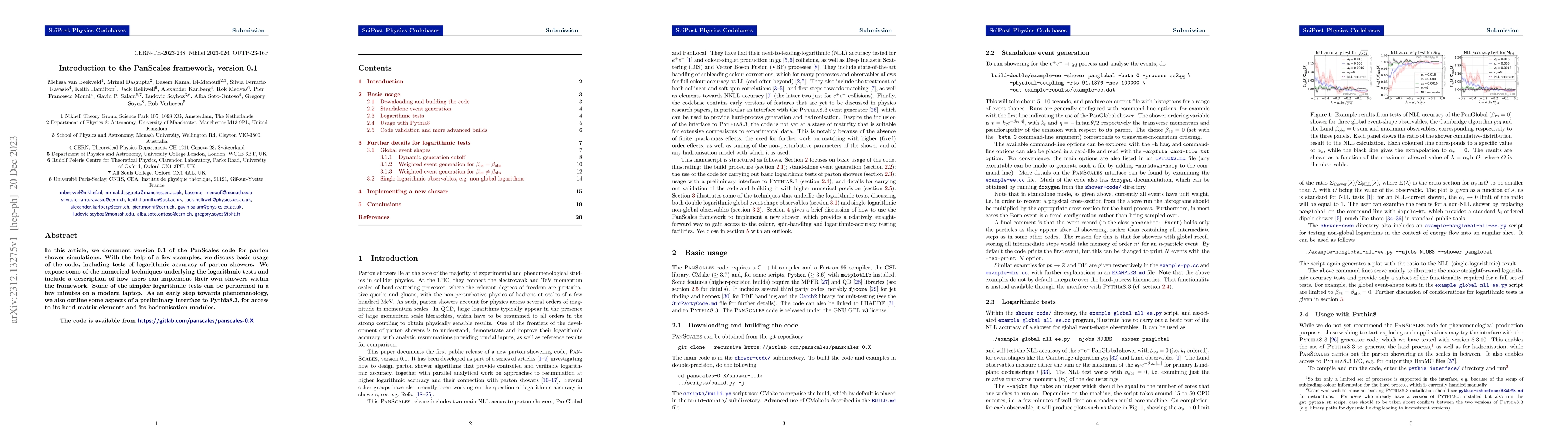 Thumbnail for Introduction to the PanScales framework, version 0.1