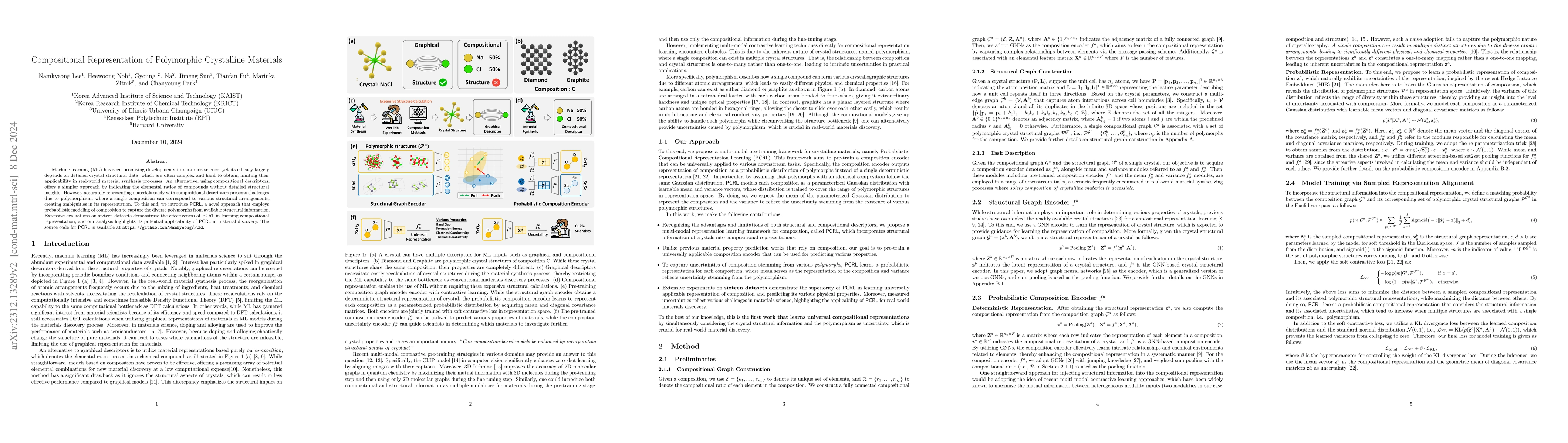 Thumbnail for Stoichiometry Representation Learning with Polymorphic Crystal
  Structures