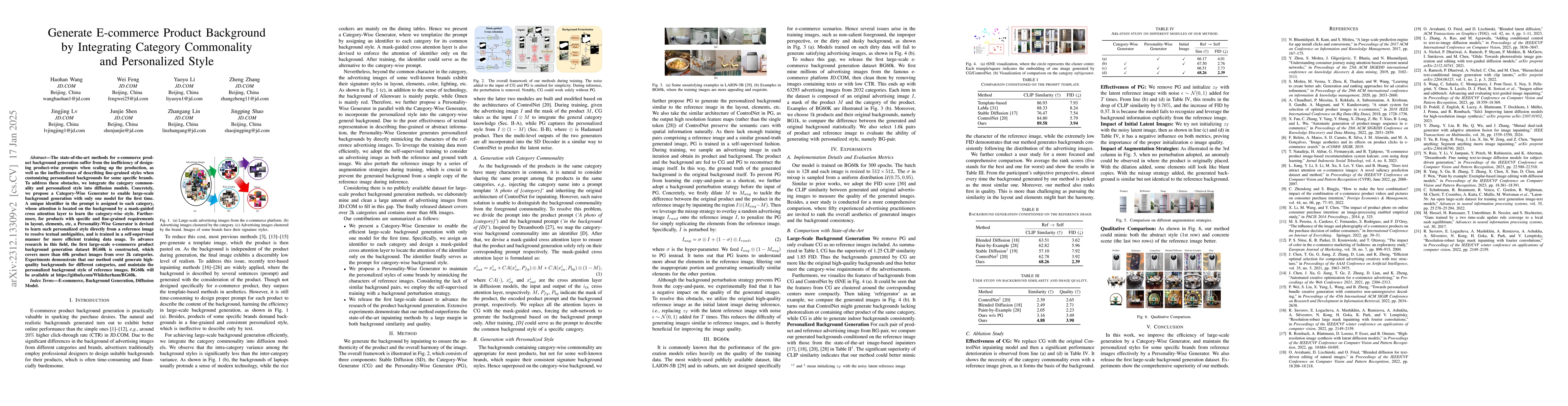 Thumbnail for Generate E-commerce Product Background by Integrating Category
  Commonality and Personalized Style