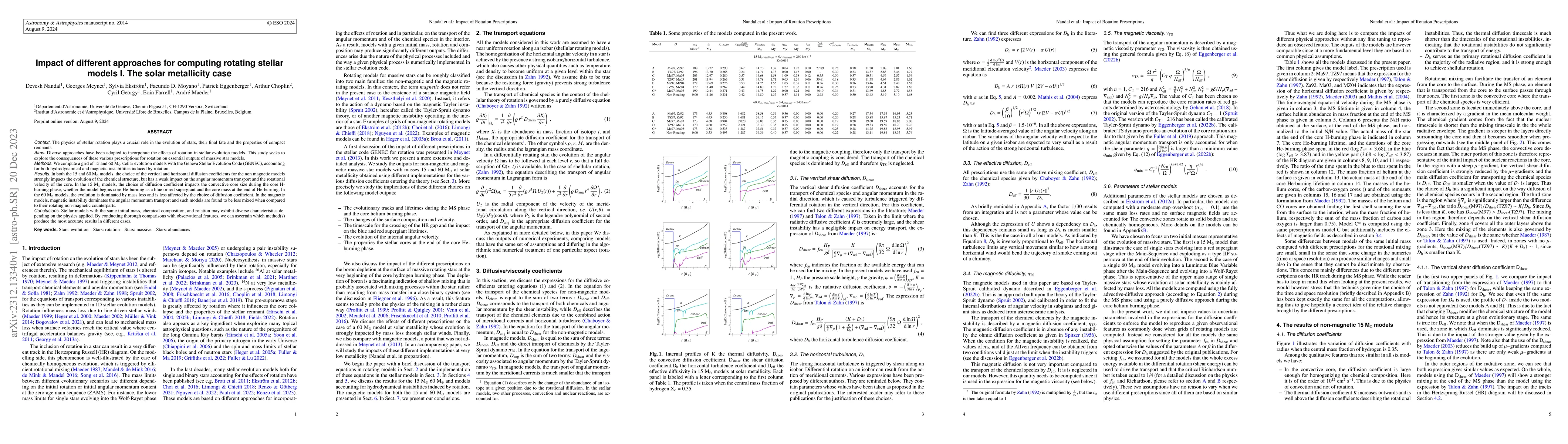 Thumbnail for Impact of different approaches for computing rotating stellar models I.
  The solar metallicity case
