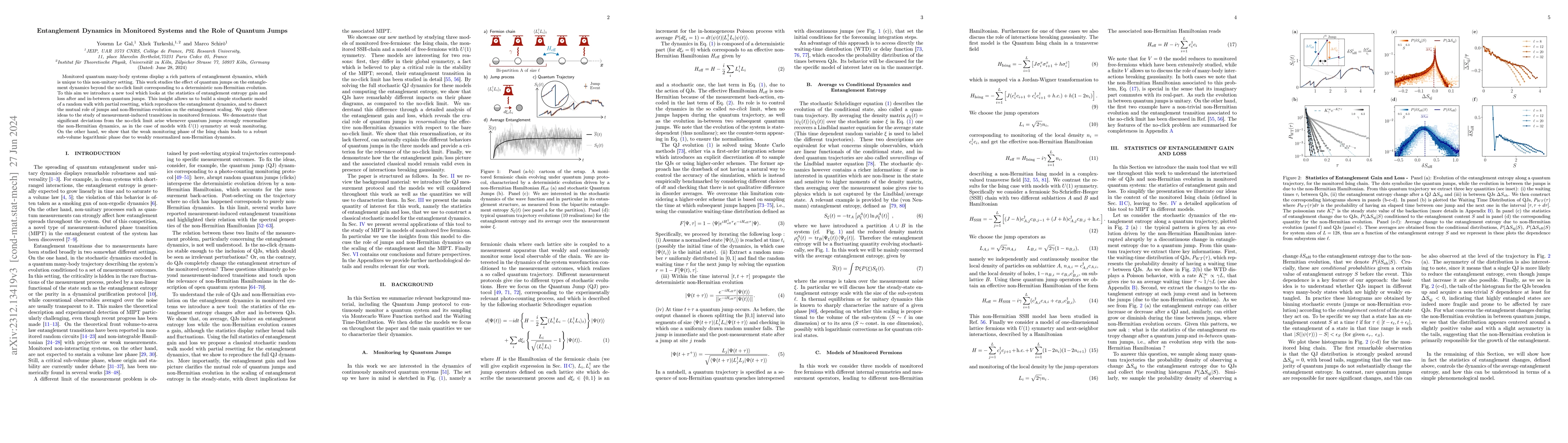 Thumbnail for Entanglement Dynamics in Monitored Systems and the Role of Quantum Jumps