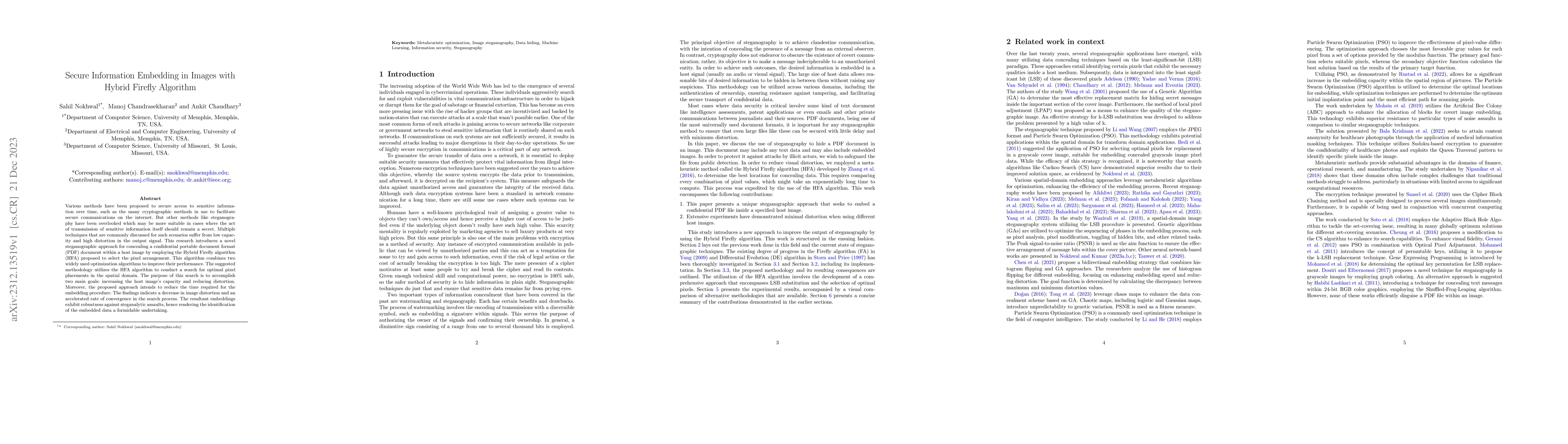 Thumbnail for Secure Information Embedding in Images with Hybrid Firefly Algorithm