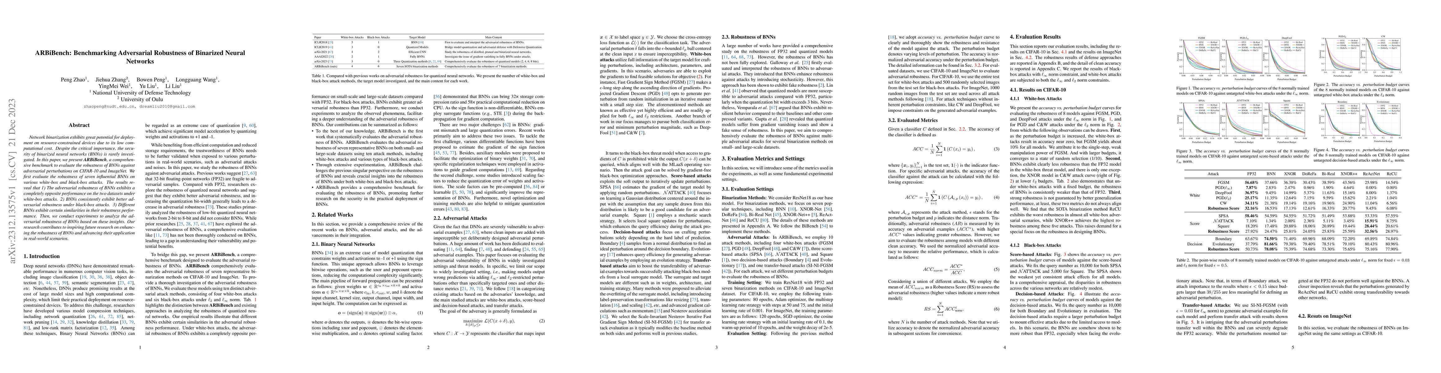 Thumbnail for ARBiBench: Benchmarking Adversarial Robustness of Binarized Neural
  Networks