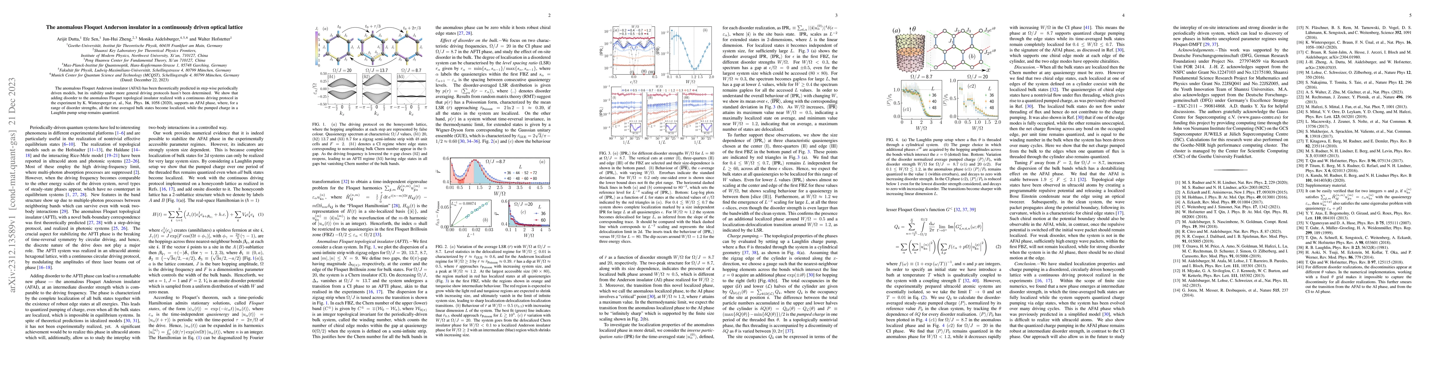 Thumbnail for The anomalous Floquet Anderson insulator in a continuously driven
  optical lattice