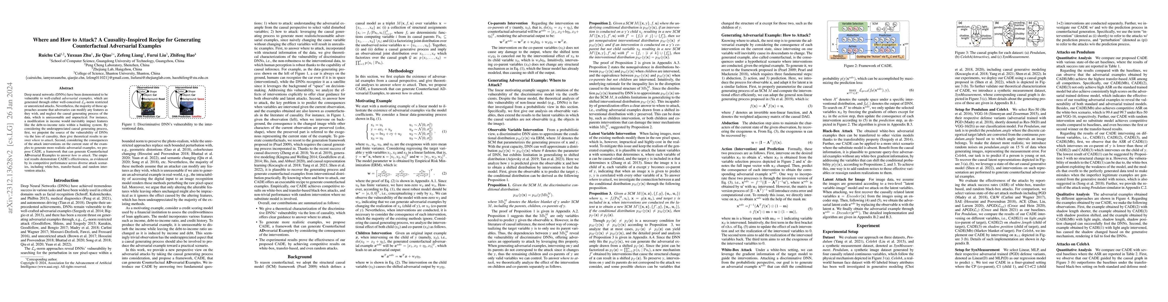 Thumbnail for Where and How to Attack? A Causality-Inspired Recipe for Generating
  Counterfactual Adversarial Examples