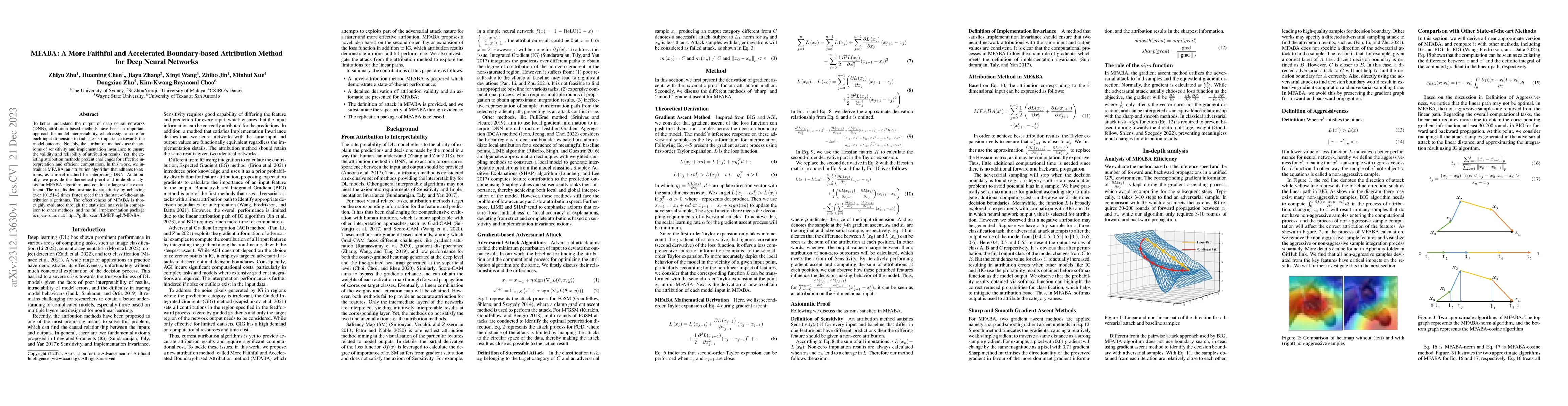 Thumbnail for MFABA: A More Faithful and Accelerated Boundary-based Attribution Method
  for Deep Neural Networks