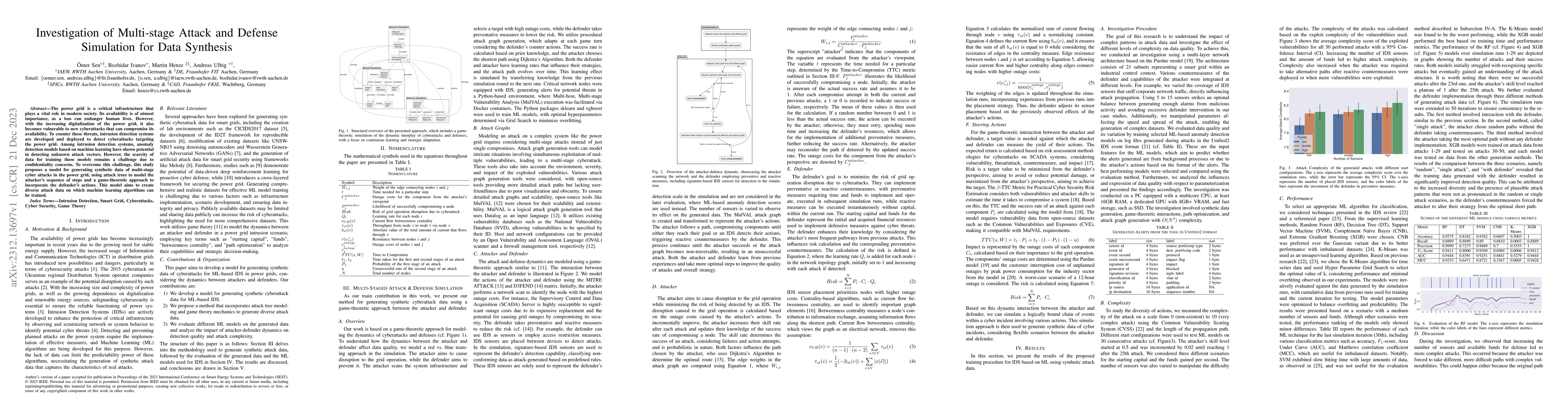 Thumbnail for Investigation of Multi-stage Attack and Defense Simulation for Data
  Synthesis