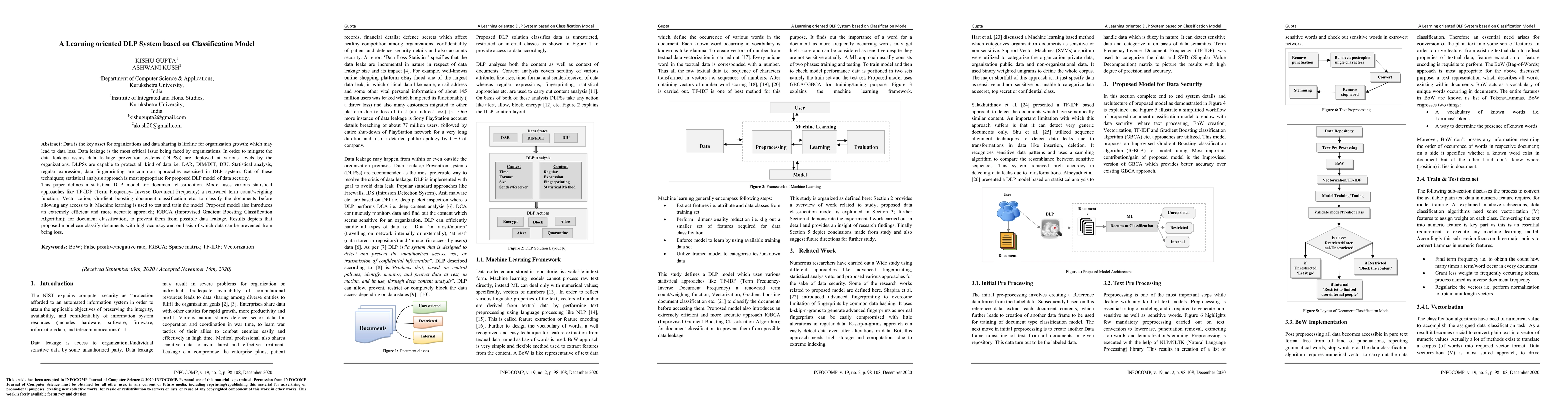 Thumbnail for A Learning oriented DLP System based on Classification Model