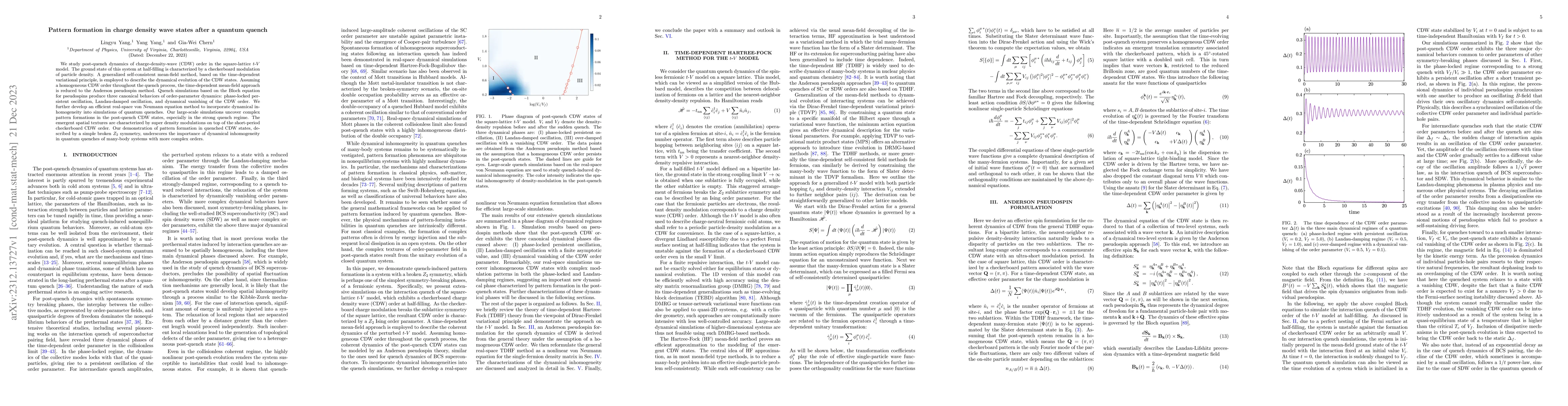 Thumbnail for Pattern formation in charge density wave states after a quantum quench