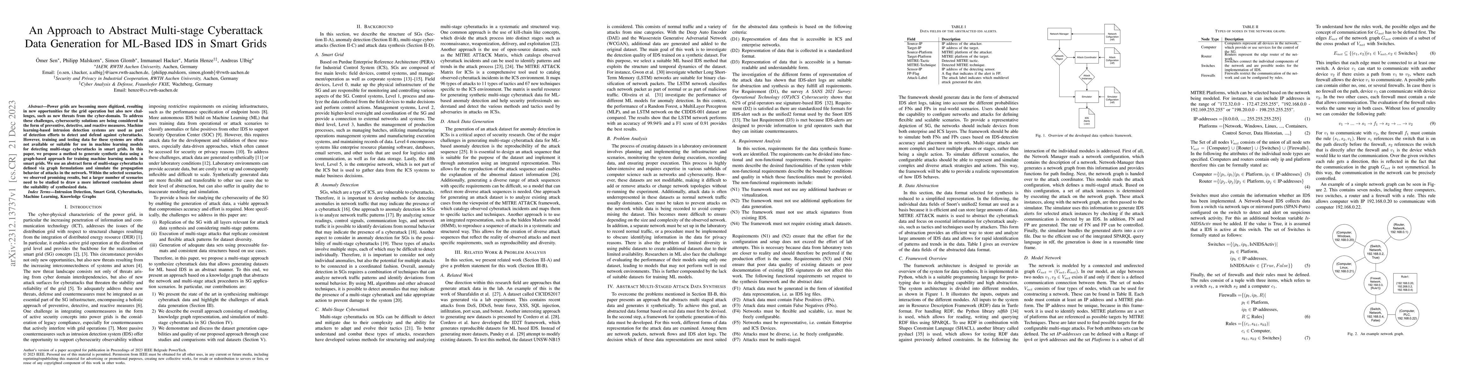 Thumbnail for An Approach to Abstract Multi-stage Cyberattack Data Generation for
  ML-Based IDS in Smart Grids