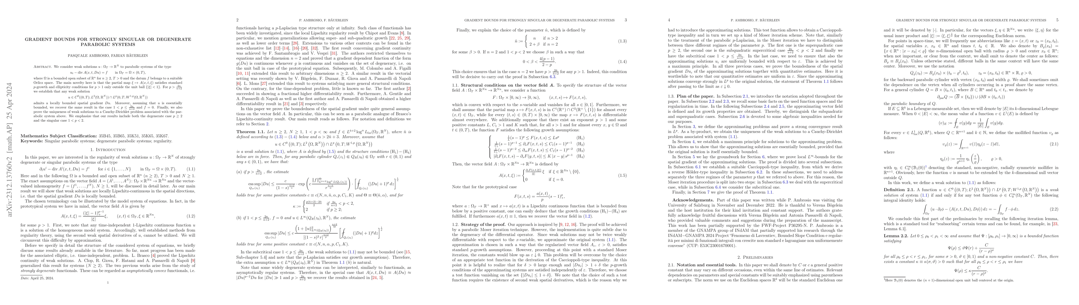 Thumbnail for Gradient bounds for strongly singular or degenerate parabolic systems