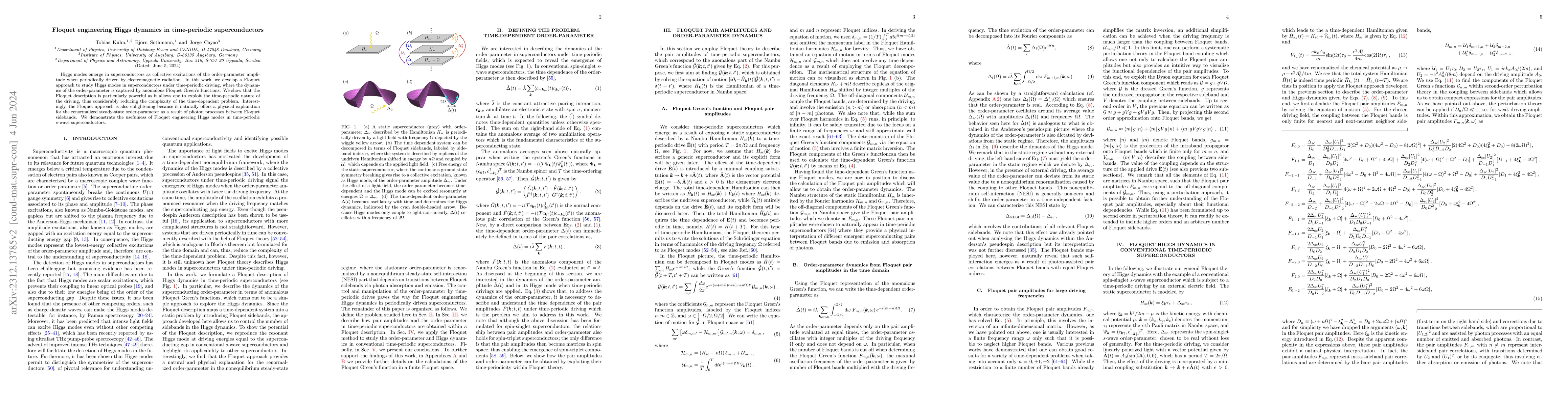 Thumbnail for Floquet engineering Higgs dynamics in time-periodic superconductors