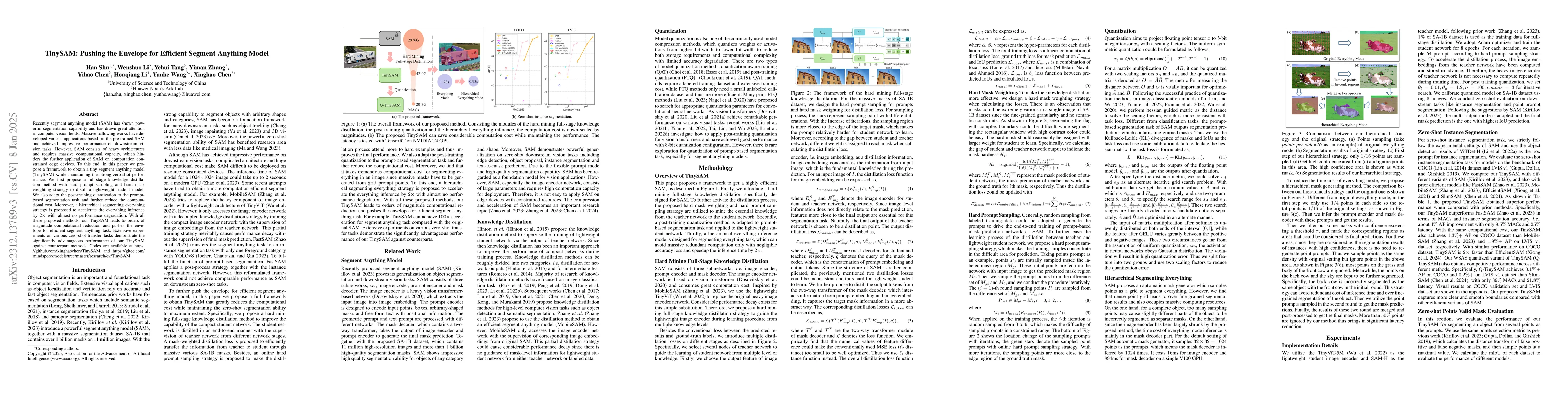 Thumbnail for TinySAM: Pushing the Envelope for Efficient Segment Anything Model