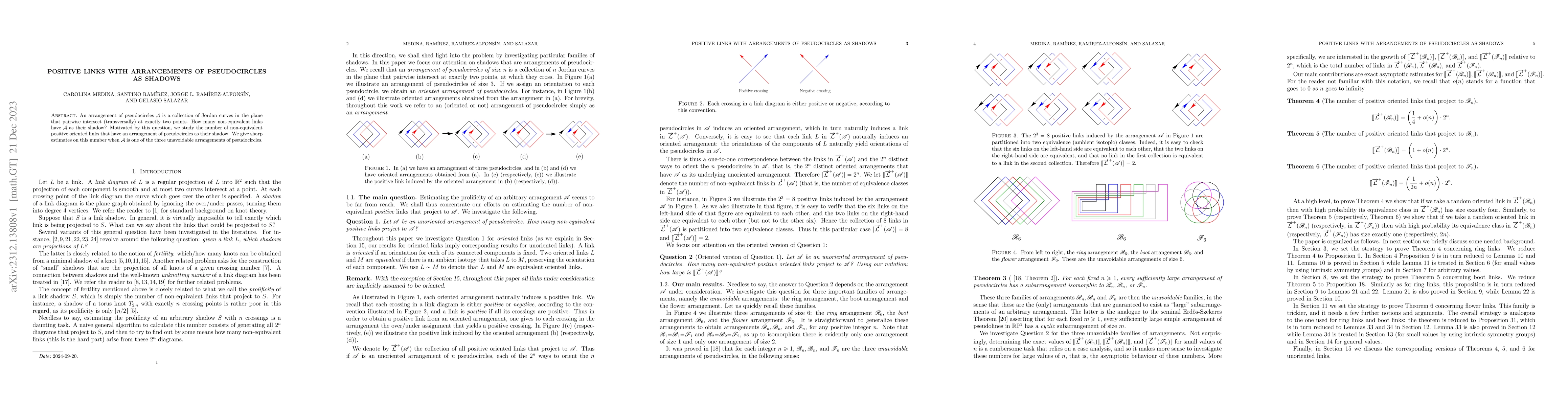Thumbnail for Positive links with arrangements of pseudocircles as shadows