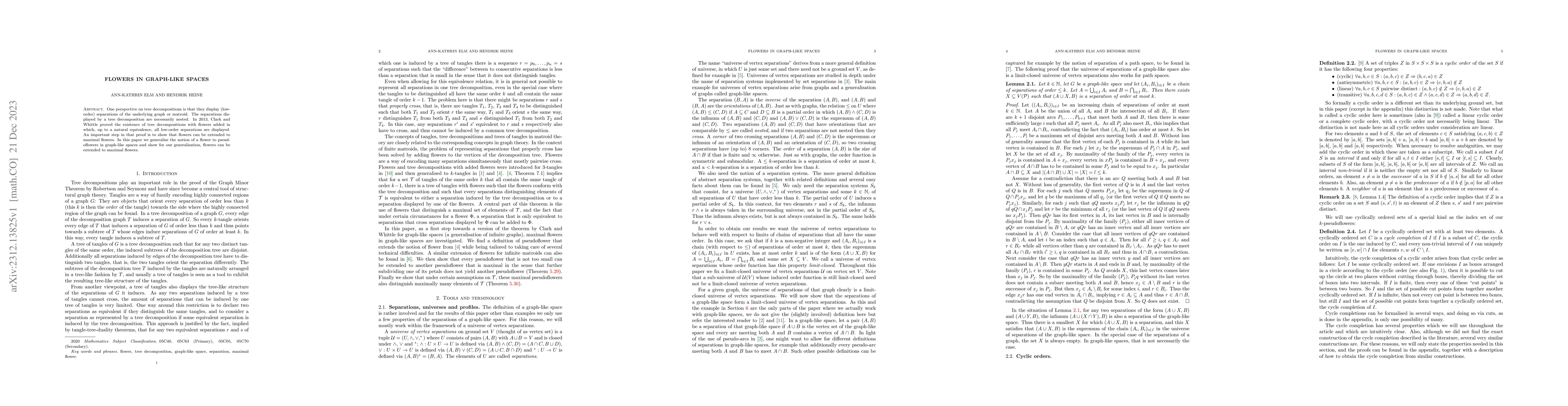 Thumbnail for Flowers in graph-like spaces