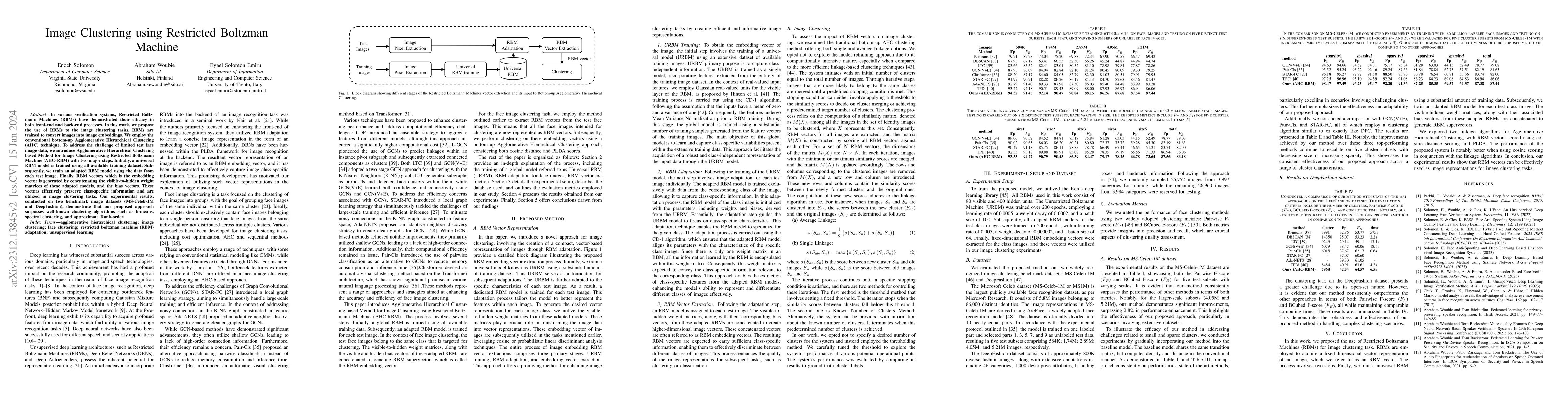 Thumbnail for Image Clustering using Restricted Boltzman Machine