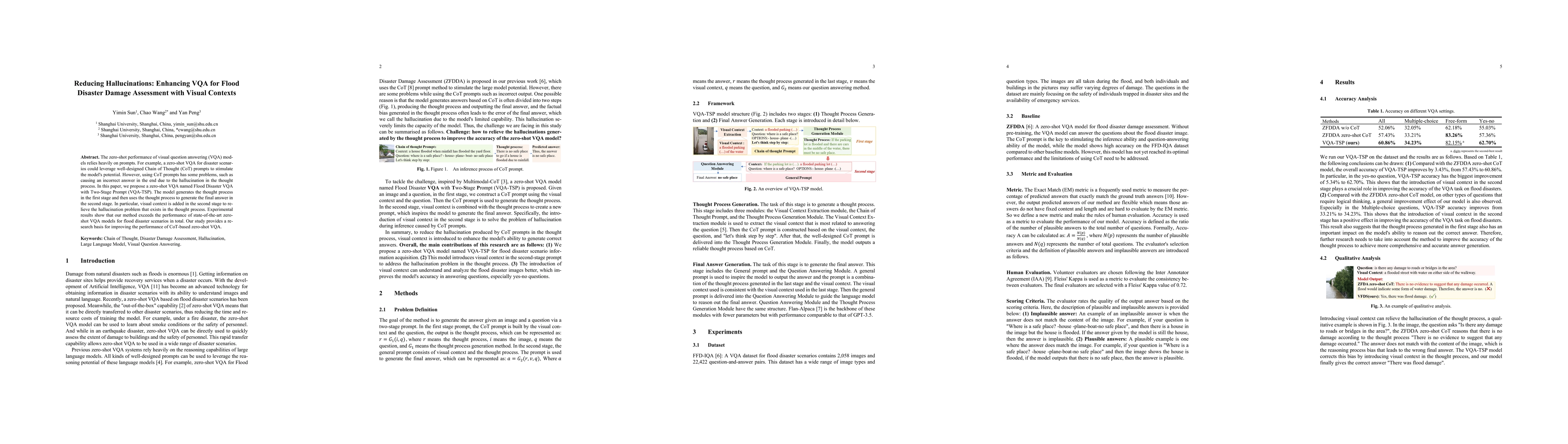 Thumbnail for Reducing Hallucinations: Enhancing VQA for Flood Disaster Damage
  Assessment with Visual Contexts
