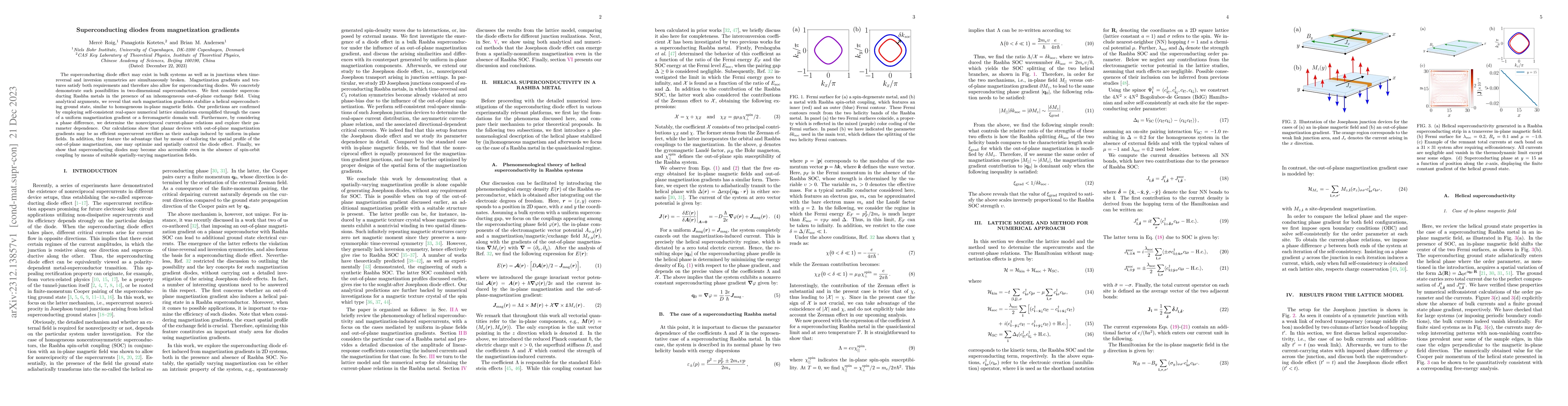 Thumbnail for Superconducting diodes from magnetization gradients