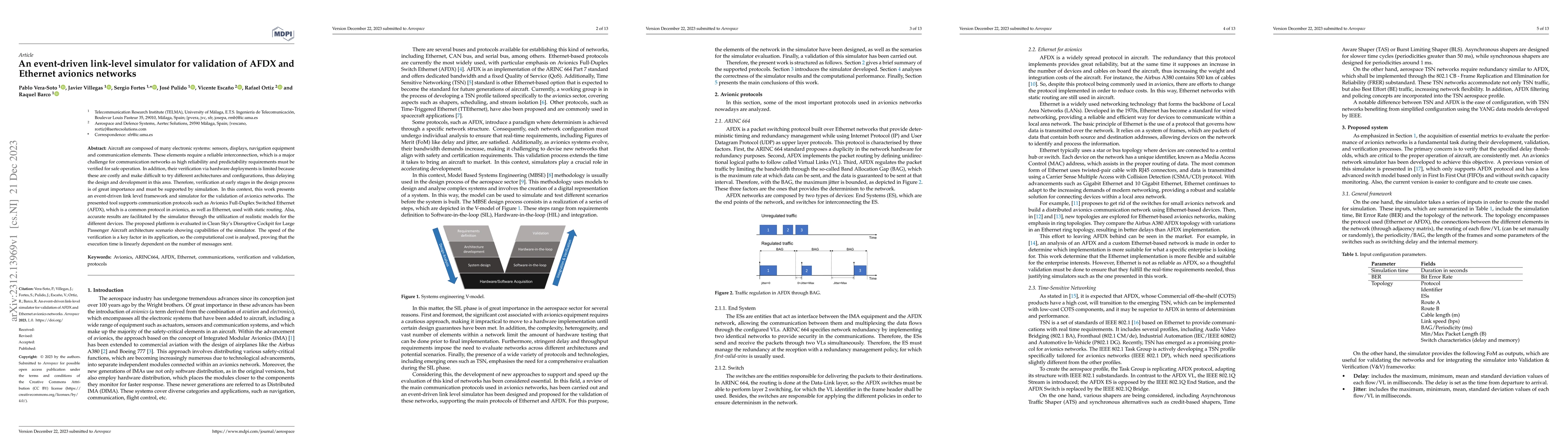 Thumbnail for An event-driven link-level simulator for validation of AFDX and Ethernet
  avionics networks